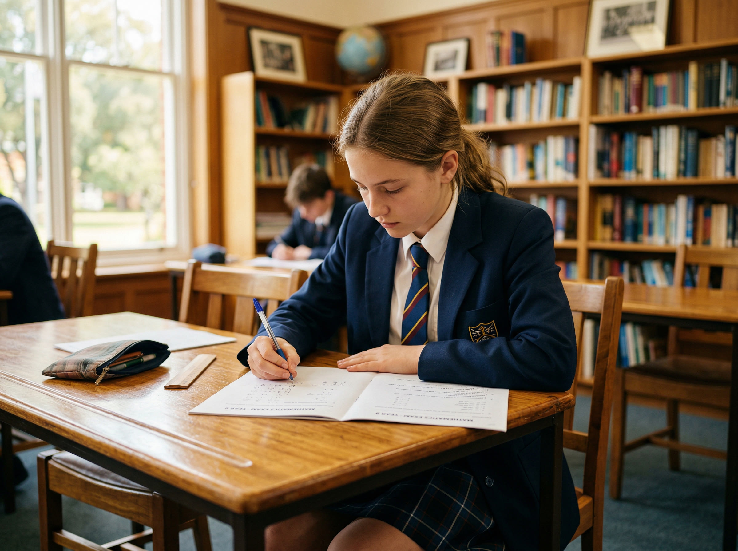 Young student preparing for ISEE Lower Level